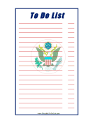 Printable Fourth of July To Do List
