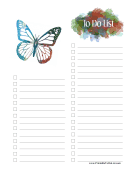 Butterfly To Do List