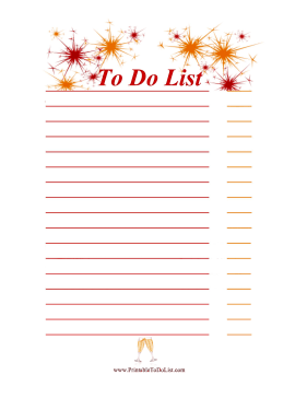 New Year To Do List