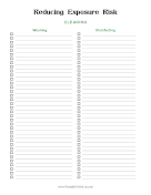 Printable Covid Cleaning Checklist