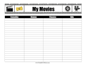 Printable Movie Inventory